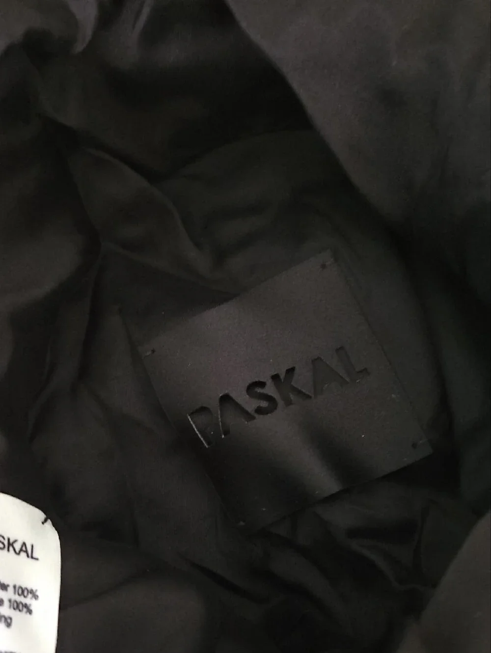 PASKAL Black Satin Wide-Brim Bucket Sun Hat NWOT
